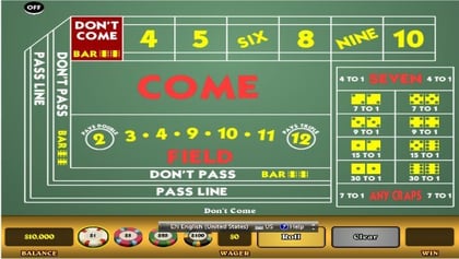 Le probabilità nel Craps