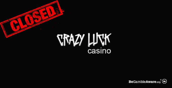 Crazy Luck Casino Logo Closed
